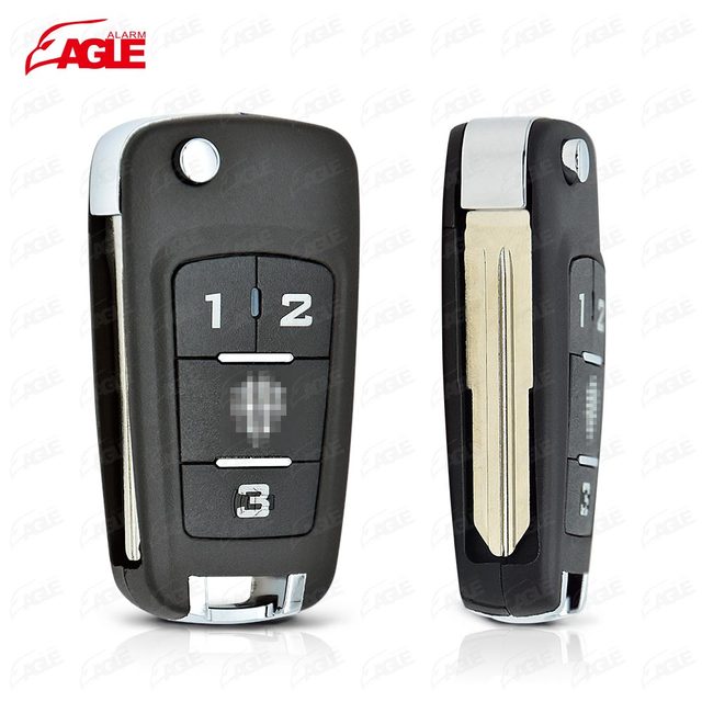 South America Universal Wireless Remote Control 4-Button Car Key With Flip for Chevrolet Cars