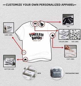 Camiseta TKAN451 de Algodón 100% Personalizable para Fabricantes, Camiseta Lisa para Imprimir, Camiseta Gruesa de Corte Holgado para Hombre, Estilo Casual - Product Image 3