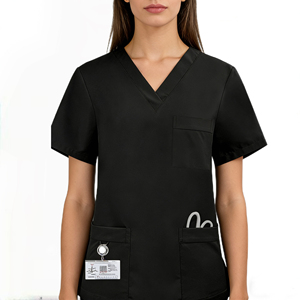 Nuevo Conjunto de Uniformes Médicos de Moda Unisex Gris/Morado Uva/Verde Turquesa para Hospital Quirúrgico con Detección de Agujas Servicio OEM - Product Image 4