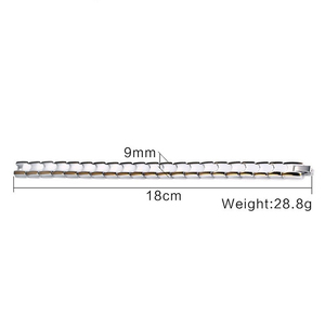 Guangzhou argent blanc en céramique de mode bijoux accessoires en acier inoxydable charme bracelet bracelet mâle - Product Image 4