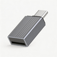 Lector de Tarjetas Micro SD Tipo C de Alta Velocidad, Adaptador OTG Mini de Aleación de Aluminio, Logotipo OEM, 100% Inspeccionado