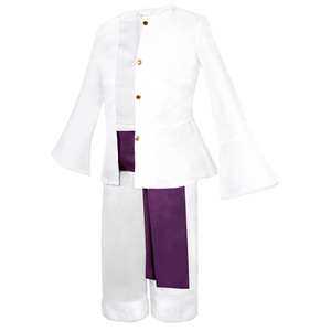 Coolmanyuan One Piece Luffy Cosplay <b>Costume</b> <b>Sun</b> God Nika White Pants Adult Men Anime Outfit - Product Image 2