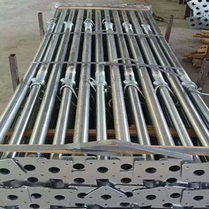 Усиленный регулируемый стальной опорный стойка для строительных лесов, подходит для современных конструкций, горячеоцинкованный - Product Image 3