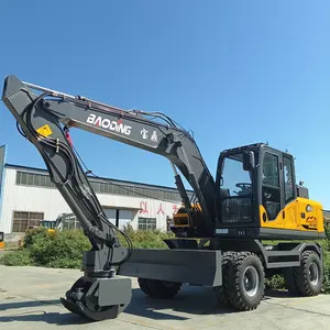 BD125W çiftlik orman kepçe ahşap kütük ahşap ağaç tutucu çeneli kapmak Lumberyard ekskavatör kapmak vinç fork lift makineleri