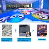 Losetas LED Interactivas de Alta Calidad con Sensor de Presión P2.97 para Centros Comerciales, Orientación y Educación