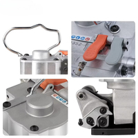 Machine de cerclage pneumatique semi-automatique A19 pour sangles PP/PET, outil de cerclage de cartons à friction thermofusible, facile à utiliser, machine d'emballage