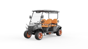 Carrito de Golf Todoterreno de 48V, 4 Plazas, con Luces LED y Cubierta para Lluvia, para Transporte en Campos de Golf, Resorts y Comunidades, Capacidad para 4 Personas - Product Image 5