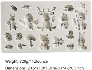 Stampi a Forma di Animali, Stampi da Forno per Cucina, Stampi in Silicone per Torte, Dolci e Decorazioni Fai-da-Te - Product Image 2