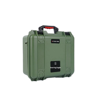 Étui personnalisé ODM multifonctionnel en plastique PP vert, étanche IP65, pour équipement photographique d'ingénierie extérieur