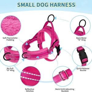 <span class=keywords><strong>Harness</strong></span> Anjing Baru yang Dapat Disesuaikan, <span class=keywords><strong>Harness</strong></span> Hewan Peliharaan untuk Anjing Berukuran Kecil dan Sedang - Product Image 1