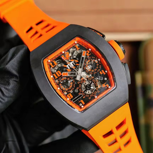 Designer Carbon Fiber Hollow Mechanical Multifunctional Men's <b>Watch</b> High Quality Sports <b>Watch</b> Auto Movement 3BAR - Product Image 1