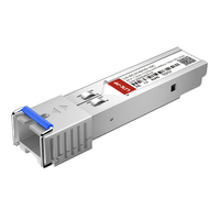 LINK-PP 1G SFP Module 1.25G SC Fiber Optic Transceiver 10km Single Mode Commercial 1310nm TX 1490nm RX with FCC CE ROHS REACH