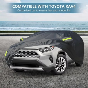 Telo <span class=keywords><strong>Copriauto</strong></span> Impermeabile per Toyota RAV4 2006-2025, Resistente a Strappi e Raggi UV, Protezione Esterna e Interna da Vento, Sole, Pioggia, Polvere e Neve - Product Image 2