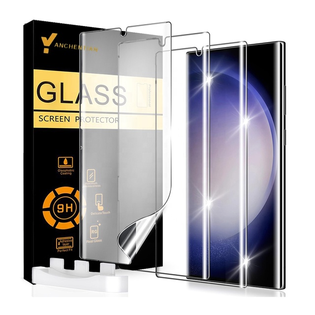 3 PACK YANCHENTIAN Hydrogel Film Soft Self Adhensive Screen Protector for iPhone 13 14 15 16 17 Plus Pro Max