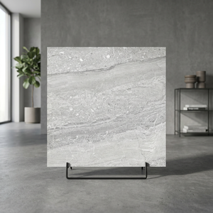 Dyna Beige 600x600mm High Gloss Polished Porcelain Tiles Beige Stone Effect <b>Floor</b> Design 60x60cm - Product Image 6