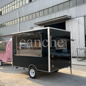 Camión de comida rápida para pizza, furgoneta, remolques totalmente equipados, carrito de venta de comida para perritos calientes, quiosco a la venta - Product Image 2