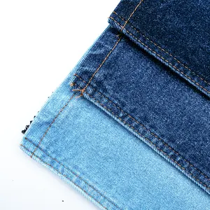 Pemasok pabrikan kain Denim rajut spandeks poliester katun untuk pakaian olahraga