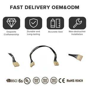 Harnais de câblage de robot résistant aux chocs thermiques durable avec câble coaxial HF LMR400 pour mouvement de précision de robot industriel - Product Image 4