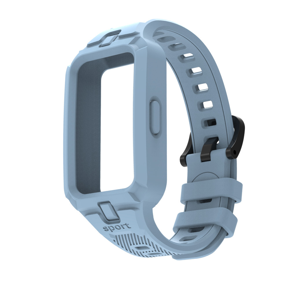 Stretch blue [single color sports watch strap]