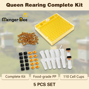 Nuevo Kit de Herramientas para Apicultura con Sistema de Cría de Reinas, 110 Copas para Celdas de Reina, 10 Jaulas para Reinas en Caja de Injerto (Plástico PP) - Product Image 3