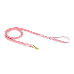 Collare per animali domestici in pelle scamosciata intrecciata personalizzato dal produttore catena per cani in corda di piombo per cani Keji Border zootecnia di piccole e medie dimensioni - Product Image 3