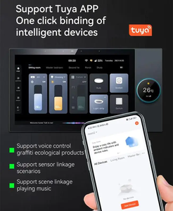 Oem tuya 10 inch màn hình với nhà thông minh Bảng điều khiển màn hình cảm ứng với Knob cho hệ thống nhà thông minh hệ thống tự động hóa - Product Image 3