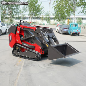 وحيد القرن 1.5 طن انزلاقي صغير التوجيه KS1000 العلامة التجارية الصينية الجديدة مصغرة مع محرك Kubota CE EPA ISO EPA مستعمل - Product Image 6