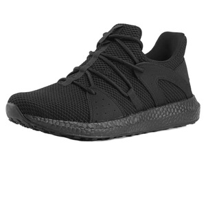 Chaussures d'entraînement noires pour pompiers, semelle extérieure en EVA, maille respirante, chaussures de sport de course en plein air, talon bas, épaisseur standard - Product Image 2