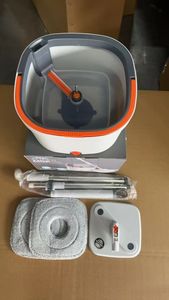 Cubo de fregado de fibra ultrafina <span class=keywords><strong>con</strong></span> mango giratorio extensible 360°, productos de limpieza para el hogar para limpieza de suelos - Product Image 6