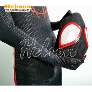 Costume de personnage d'anime Spider-Man Miles, reproduit fidèlement, pour jeu de rô<span class=keywords><strong>le</strong></span>, festival de super-héros, événement &amp;   Soirée dansante - Product Image 5