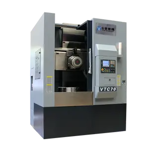 VTC70 automatic CNC vertical turning center turret CNC lathes are used to manufacture automobile wheels