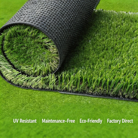 Gazon artificiel 25 mm haute densité résistant aux UV, herbe synthétique pour aménagement paysager, décoration de jardin, pelouse artificielle en PE