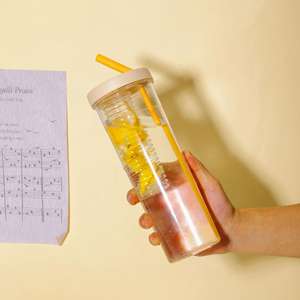 Nouvelle Tasse en Verre Simple Paroi Haute de 700 ml avec Filtre et Paille – Idéale pour Cadeau de Remerciement/Noël/Mariage/Anniversaire pour Hommes/Femmes 2025 - Product Image 4