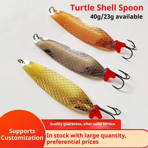 Cuillère de pêche russe à longue portée 40g 23g - Cuillère en métal lourde pour la pêche au bar, au brochet et à la truite - Product Image 5