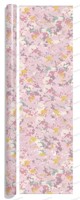 Ensemble de papier cadeau recyclable à carreaux floraux, kit d'emballage tout-en-un, sacs cadeaux, carnets, étiquettes suspendues pour anniversaire