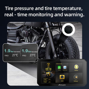 Medidor de Motocicleta Auto Mobili Lamborghini X Cu Feohna <span class=keywords><strong>5</strong></span> <span class=keywords><strong>Pulgadas</strong></span> 2 Lenscarplay + DVR + Sistema de Monitoreo de Presión de Neumáticos - Product Image 4