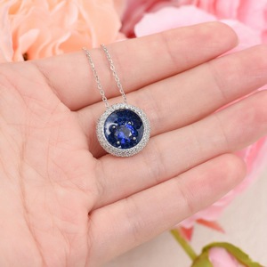 Bright Star River Advanced Sense Ensemble <span class=keywords><strong>de</strong></span> colliers pour femmes S925 Chaîne <span class=keywords><strong>de</strong></span> clavicule en zircon incrusté d'argent avec pendentif pour les occasions <span class=keywords><strong>de</strong></span> cadeaux - Product Image 3