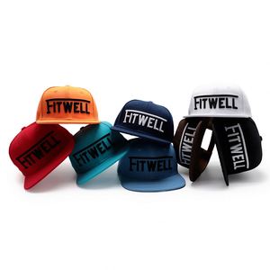 Casquettes Premium Personnalisables 6 Panneaux à Visière Plate pour Hommes, Casquettes de Sport de Basketball avec Logo Brodé, Casquettes Snapback Personnalisées - Product Image 1