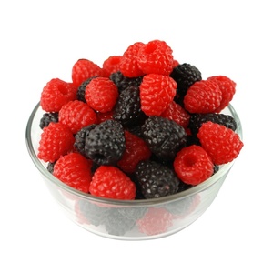 Venta Directa de Fábrica de Adornos de Fresa Silvestre Artificial, Accesorios de Fotografía, Decoraciones para Tiendas de Frutas, Modelos de Frambuesa Simulada - Product Image 1