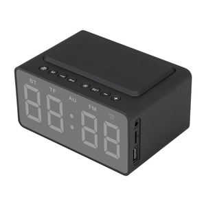 Réveil sans fil 3 en 1 Haut-parleur Bluetooth Radio FM Carte TF avec affichage LED Haut-parleur Bluetooth sur le bureau - Product Image 3