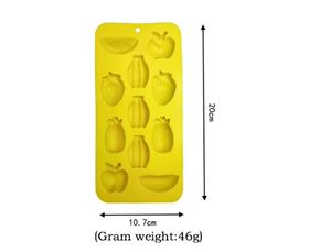 Moule en silicone personnalisé pour biscuits en gelée de crème glacée au chocolat Fruits comme les fraises Ananas Pommes Raisins Outils de cuisson - Product Image 2
