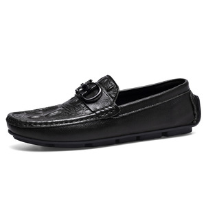 TikTok Live Broadcast Explosions for Bean <strong>Shoes</strong> Lazy Driving <strong>Shoes</strong> British <strong>Casual</strong> <strong>Men's</strong> Leather <strong>Shoes</strong> Slip-On Breathable - Product Image 6