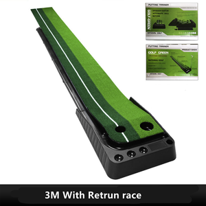 Heetverkopende groothandel golf trainingshulpmiddelen automatisch balreturnsysteem putting green mat voor oefenmateriaal - Product Image 5