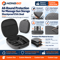 Étui rigide en EVA pour pistolet de massage, personnalisé, fabrication OEM/ODM, intérieur sur mesure, support de marque privée, étui de rangement en EVA