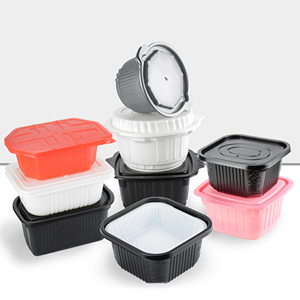 Contenedor de alimentos de plástico, olla caliente de Color rosa, embalaje de comida autocaliente - Product Image 6