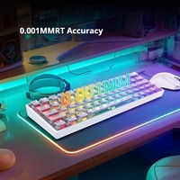 Keyboard Gaming Mekanik ND63 Ultra/Max dengan Sakelar Magnetik, Rapid Trigger 8000Hz, 68 Tombol, RGB Backlit, Gasket untuk PC Esports