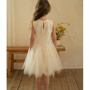Offre Spéciale solide modèle numéro <span class=keywords><strong>robe</strong></span> en <span class=keywords><strong>tulle</strong></span> blanc pour bébés jupe de cérémonie de fête d'anniversaire d'été fraîche et respirante - Product Image 5