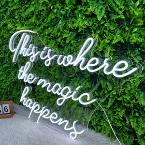 LC quảng cáo tùy chỉnh đèn neon dấu hiệu điện tử dấu hiệu <span class=keywords><strong>LED</strong></span> thắp sáng dấu hiệu signage khói cửa hàng - Product Image 3