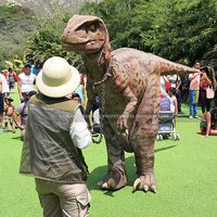 Real Look Realistische Dinosaurus Kostuum Velociraptor Verborgen Benen Aangepast Voor Dinosaurus Park Show