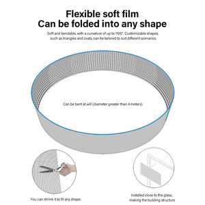 מסך סרט קריסטל שקוף מסך חנות בגדים חנות זכוכית חלון מסך מסך בהירות גבוהה בהירות מסך סרט מסך מסך סרט - Product Image 3